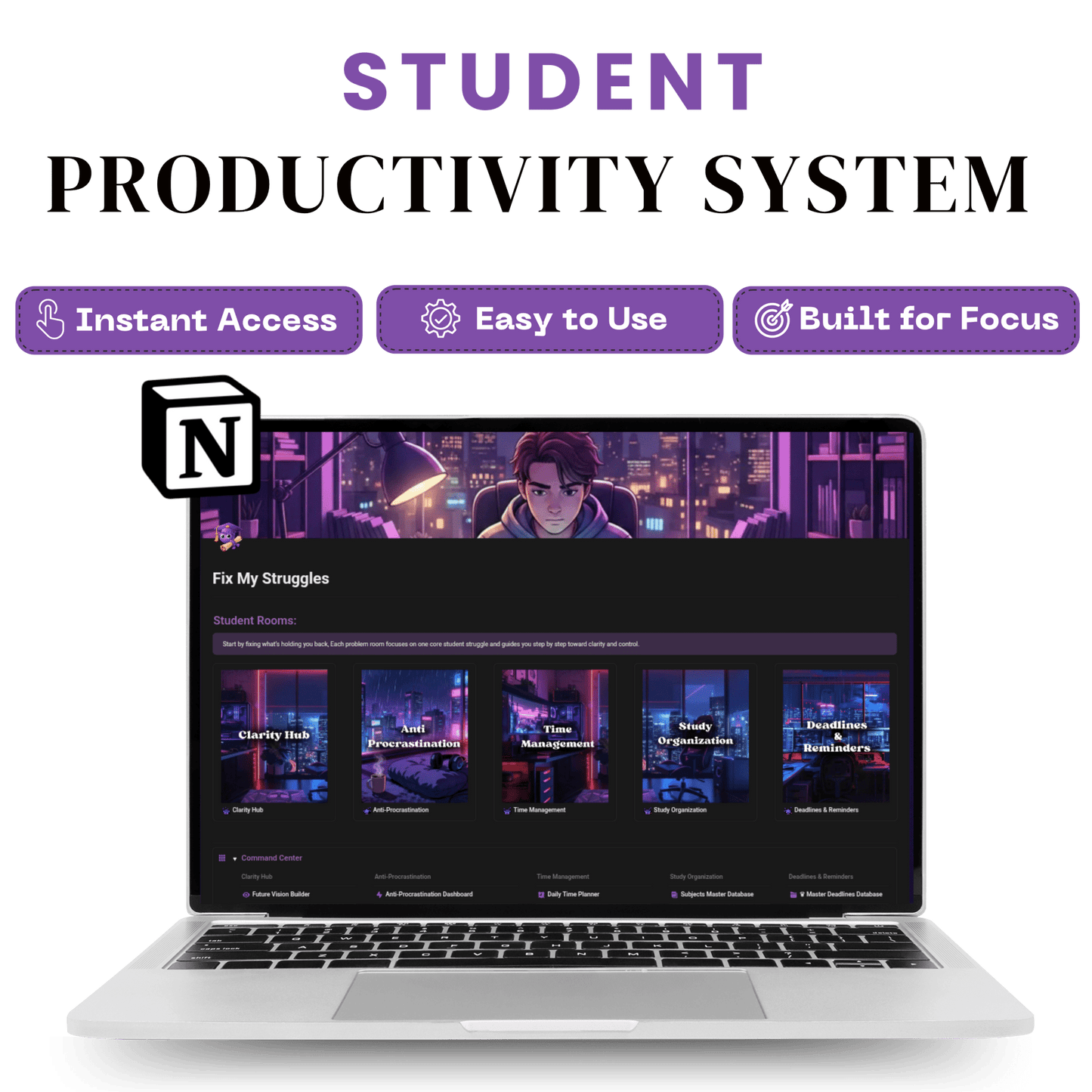 Fix your studies. Organize your time. Study with clarity. not stress. - My Store