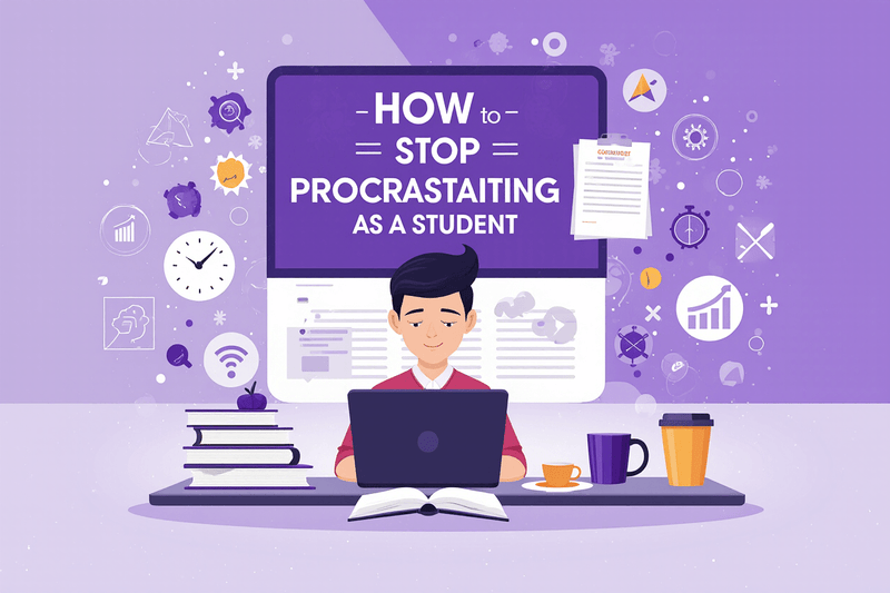 How to Stop Procrastinating as a Student - My Store