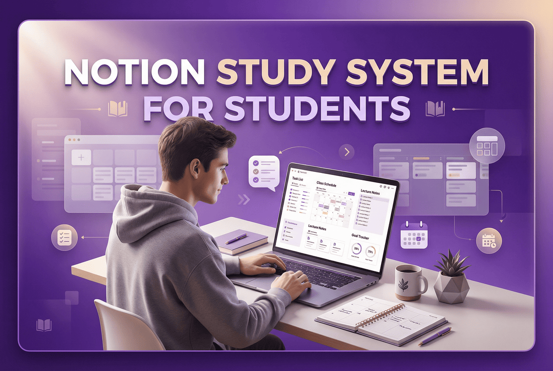 Notion Study System for Students - My Store
