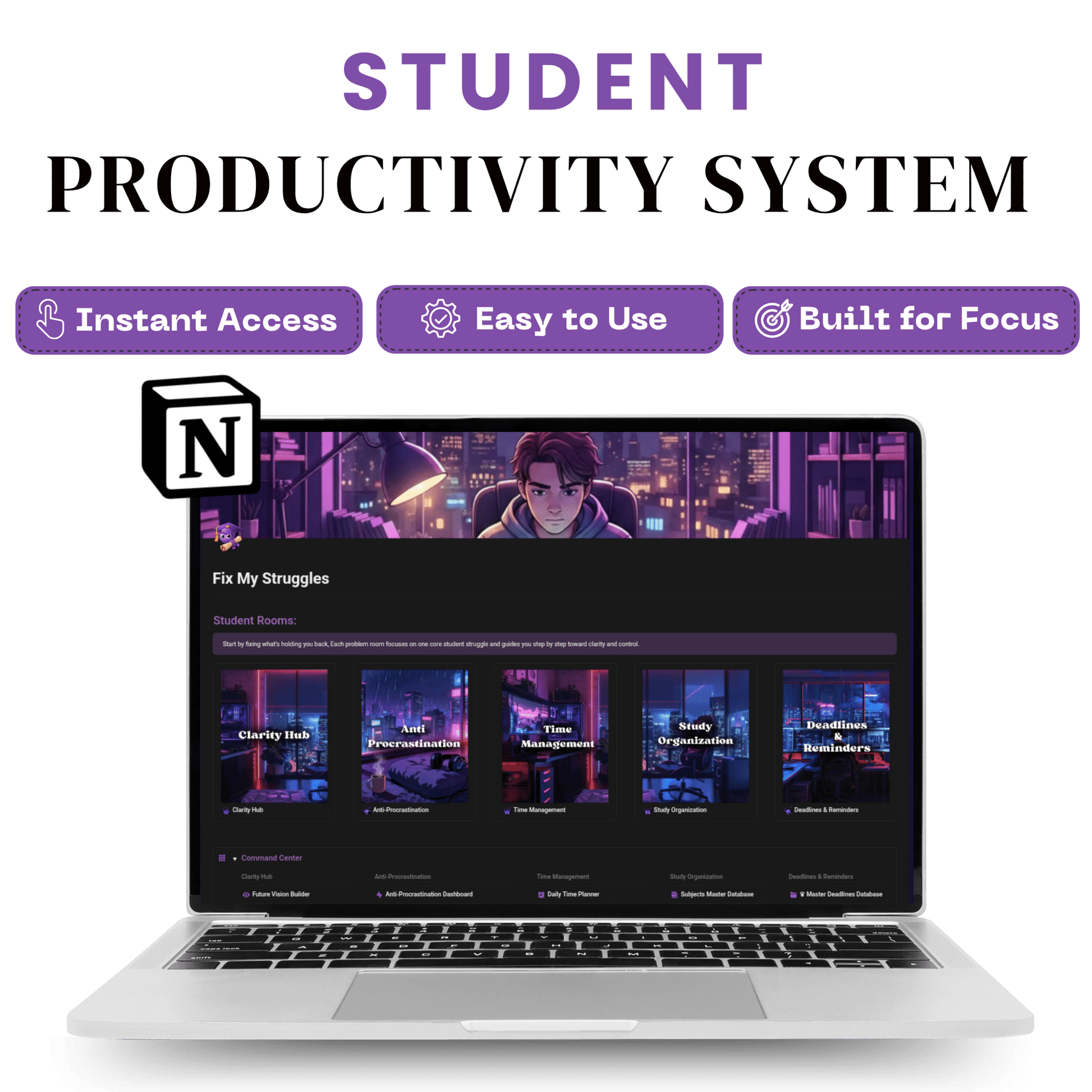 Fix your studies. Organize your time. Study with clarity. not stress. - My Store